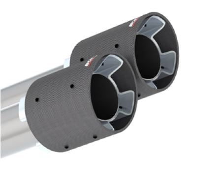 Borla 2018 Kia Stinger 2.0L/3.3L AT RWD/AWD 2.25in Carbon Fiber Tip Kit - Concept 3 - Revolutionizing the Way You Drive 