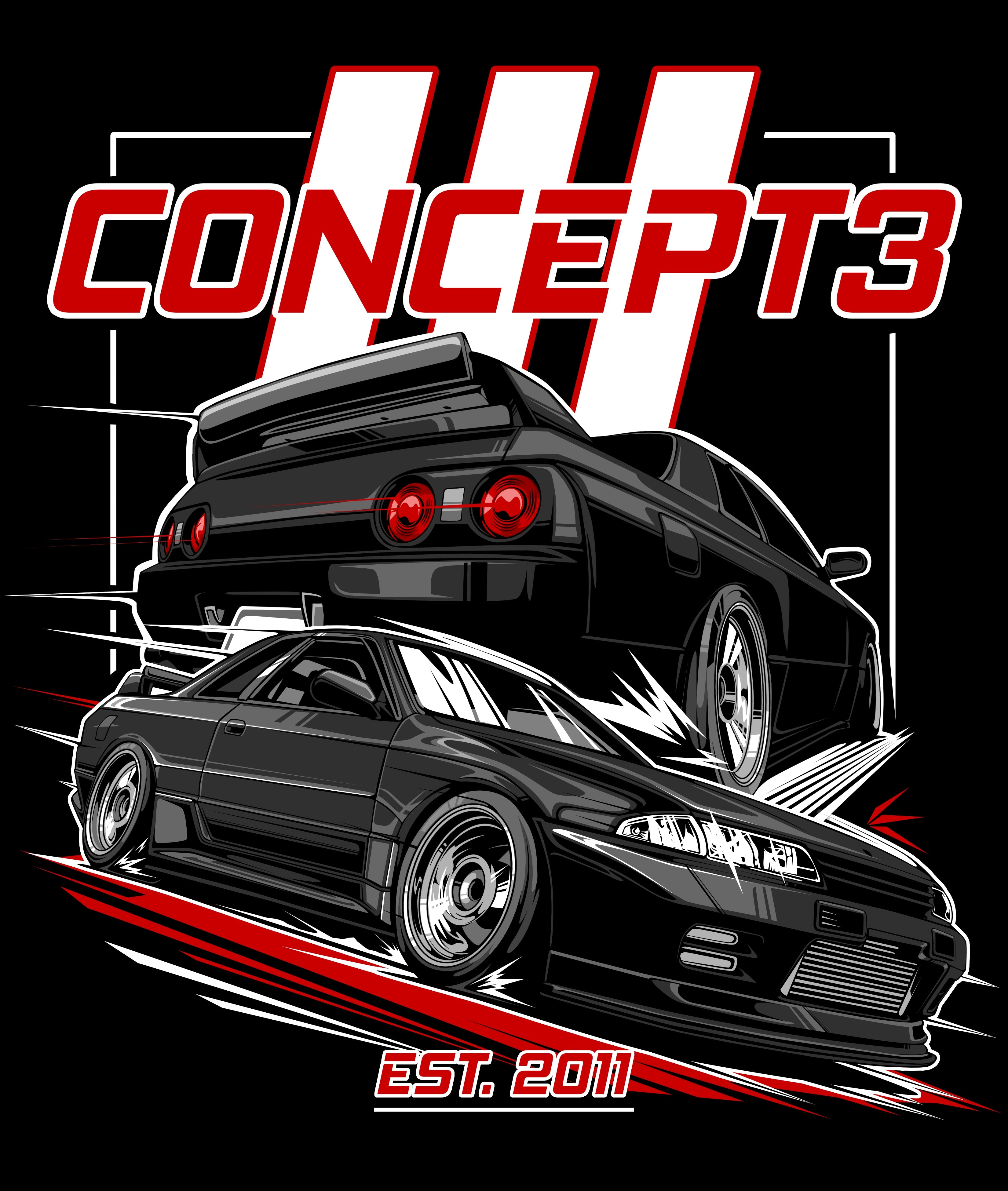 Concept 3 Nissan R32 T-Shirt