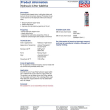 Load image into Gallery viewer, Liqui Moly Hydraulic Lifter Additive