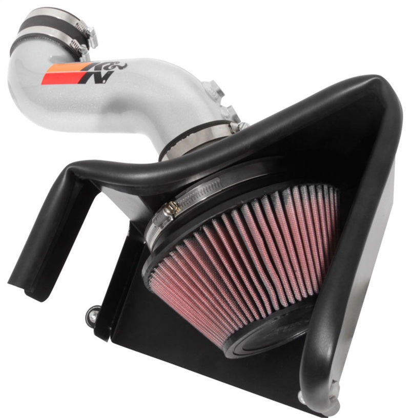 K&N 15-18 Hyundai Sonata L4-2.4L F/I Silver Typhoon Short Ram Intake - Concept 3 - Revolutionizing the Way You Drive 