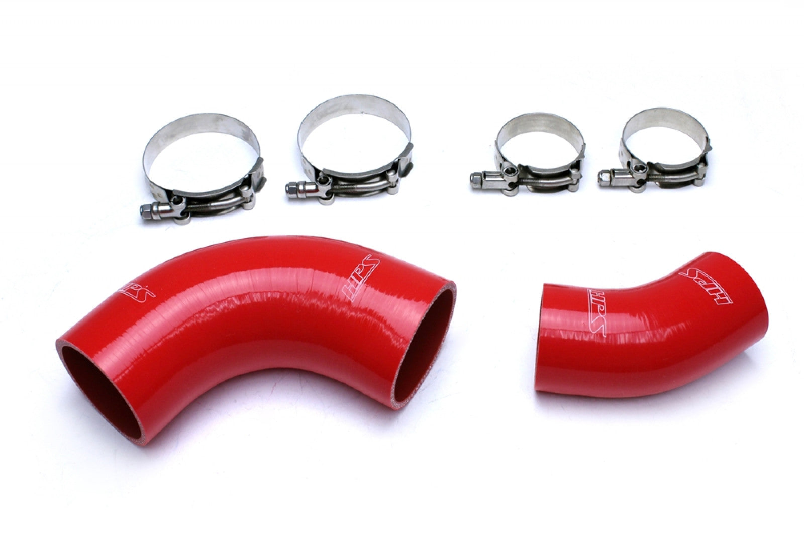 HPS Red Reinforced Silicone Intercooler Hose Kit for Mazda 07-13 Mazdaspeed 3 2.3L Turbo