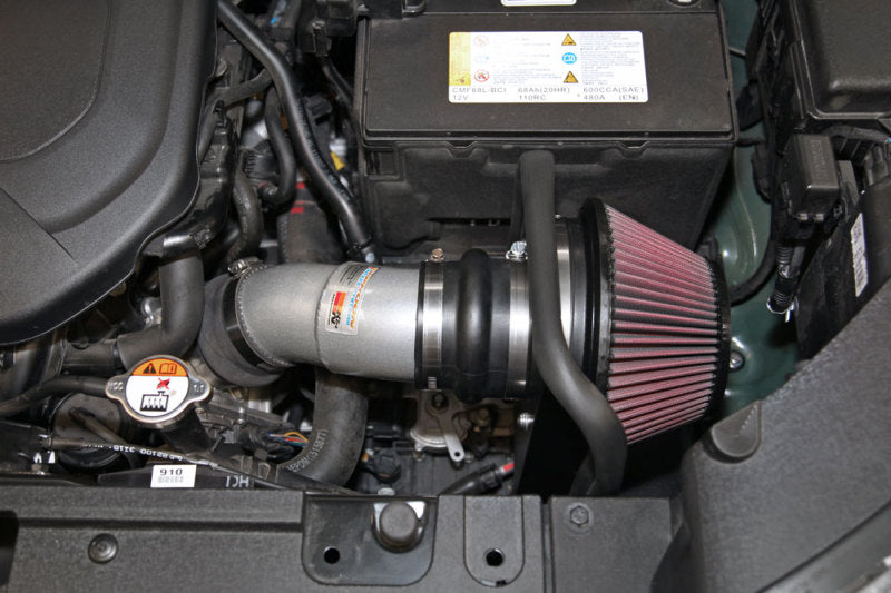 K&N 14-16 Kia Soul L4 2.0L Typhoon Cold Air Intake Aluminum Silver - Concept 3 - Revolutionizing the Way You Drive 