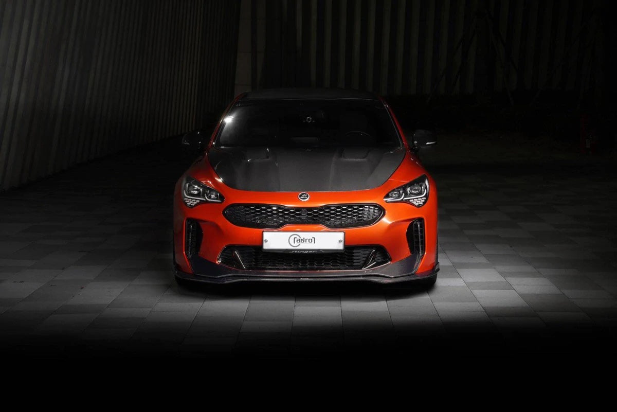 ADRO USA Carbon Fiber V2 Front Lip for Kia Stinger GT