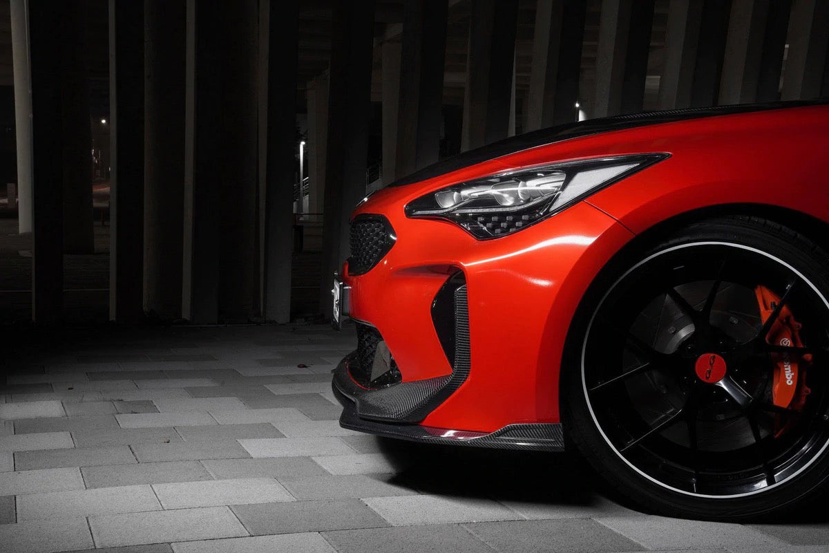 ADRO USA Carbon Fiber V2 Front Lip for Kia Stinger GT