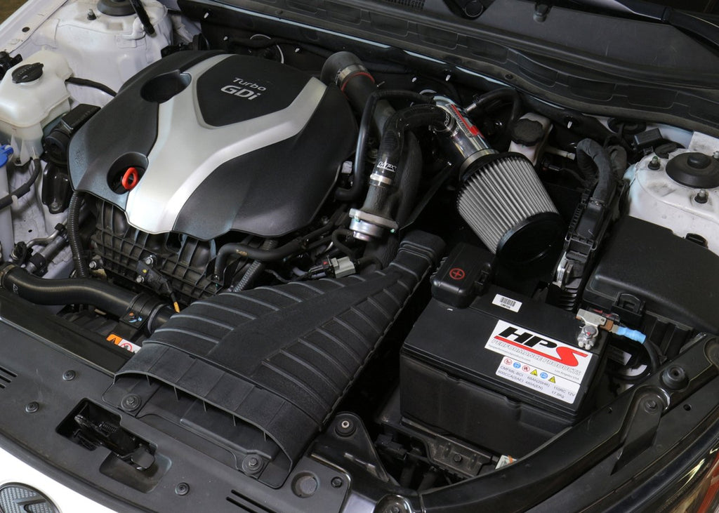 HPS Shortram Air Intake Kit 2011-2015 Kia Optima 2.0L Turbo, Includes Heat Shield, 827-587 - Concept 3 - Revolutionizing the Way You Drive 