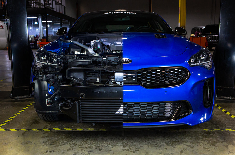 Mishimoto 2018+ Kia Stinger GT 3.3T Performance Intercooler Kit - Concept 3 - Revolutionizing the Way You Drive 