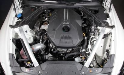 K&N 2018 Kia Stinger L4-2.0L F/I Silver Typhoon Short Ram Intake - Concept 3 - Revolutionizing the Way You Drive 